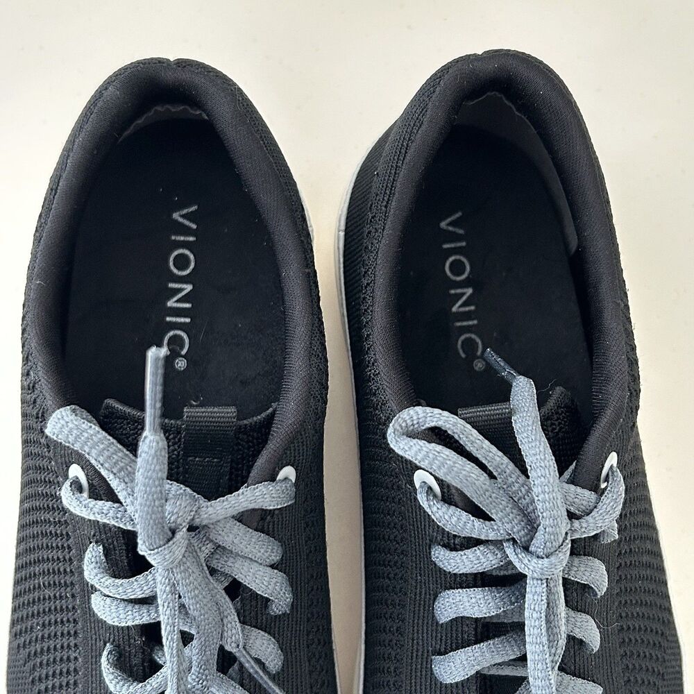 Vionic Galia Womens Knit Sneakers Black 10 Comfort Casual Travel Walking Shoes - Picture 9 of 10